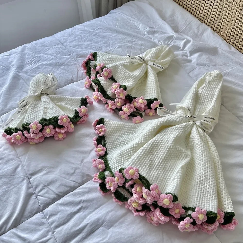 بطانية الزهور الناعمة