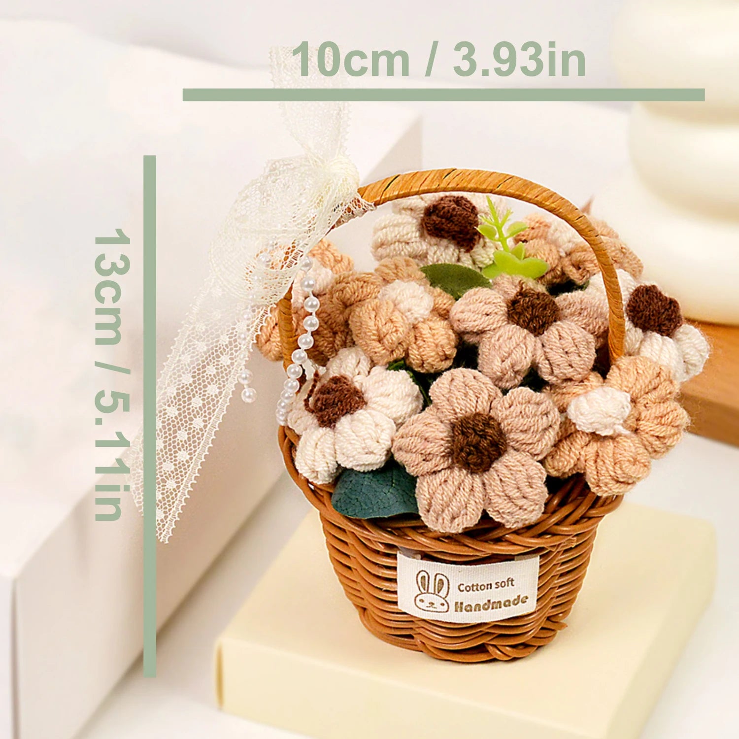 نبتة مصنوعة يدويًا بالكروشيه